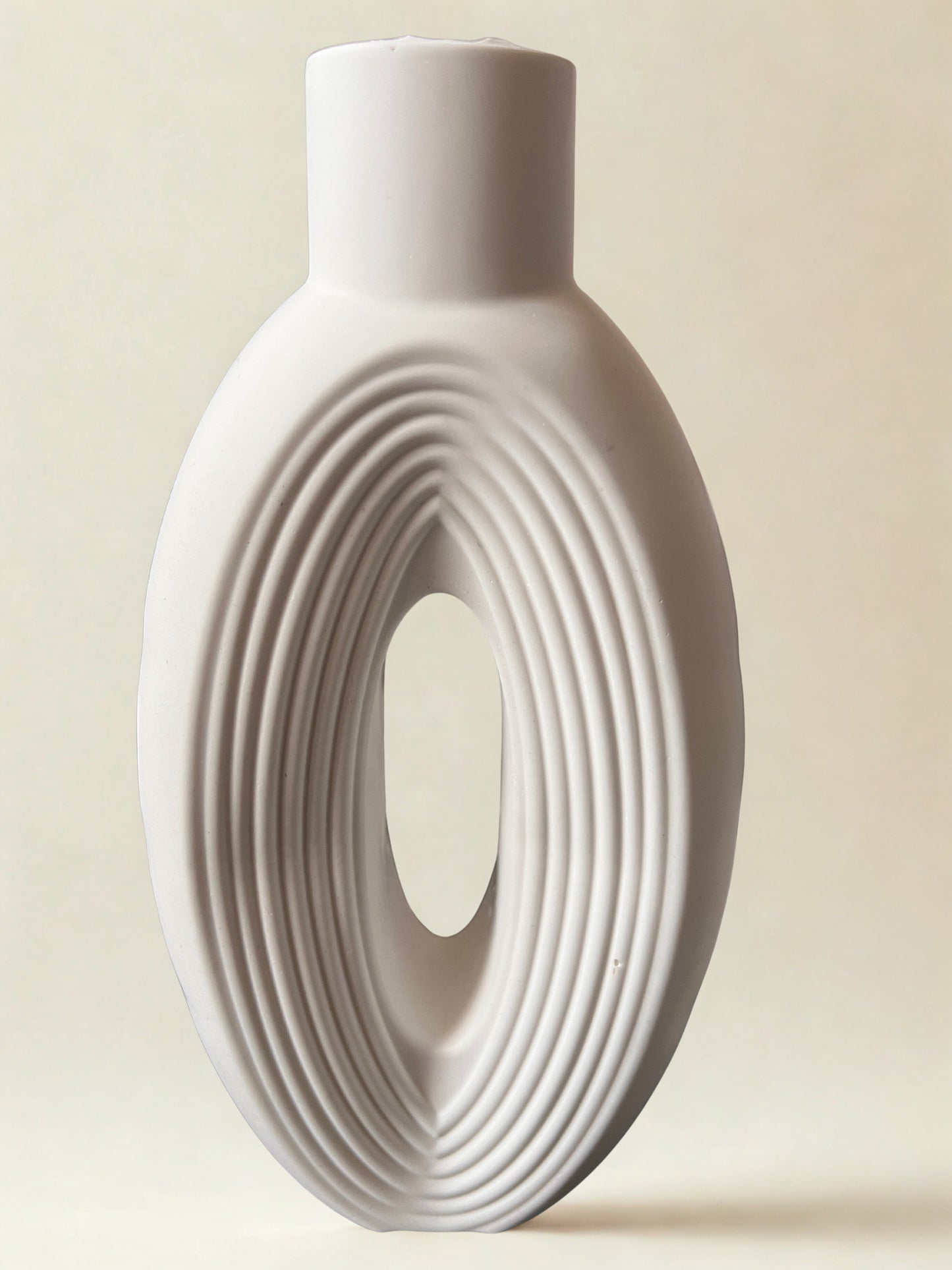 Vase en plâtre de moulage