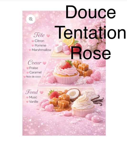 Douce tentation rose 145g de cire