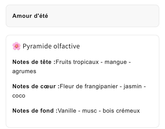 Fondant parfumé lot de 2 +/-15g