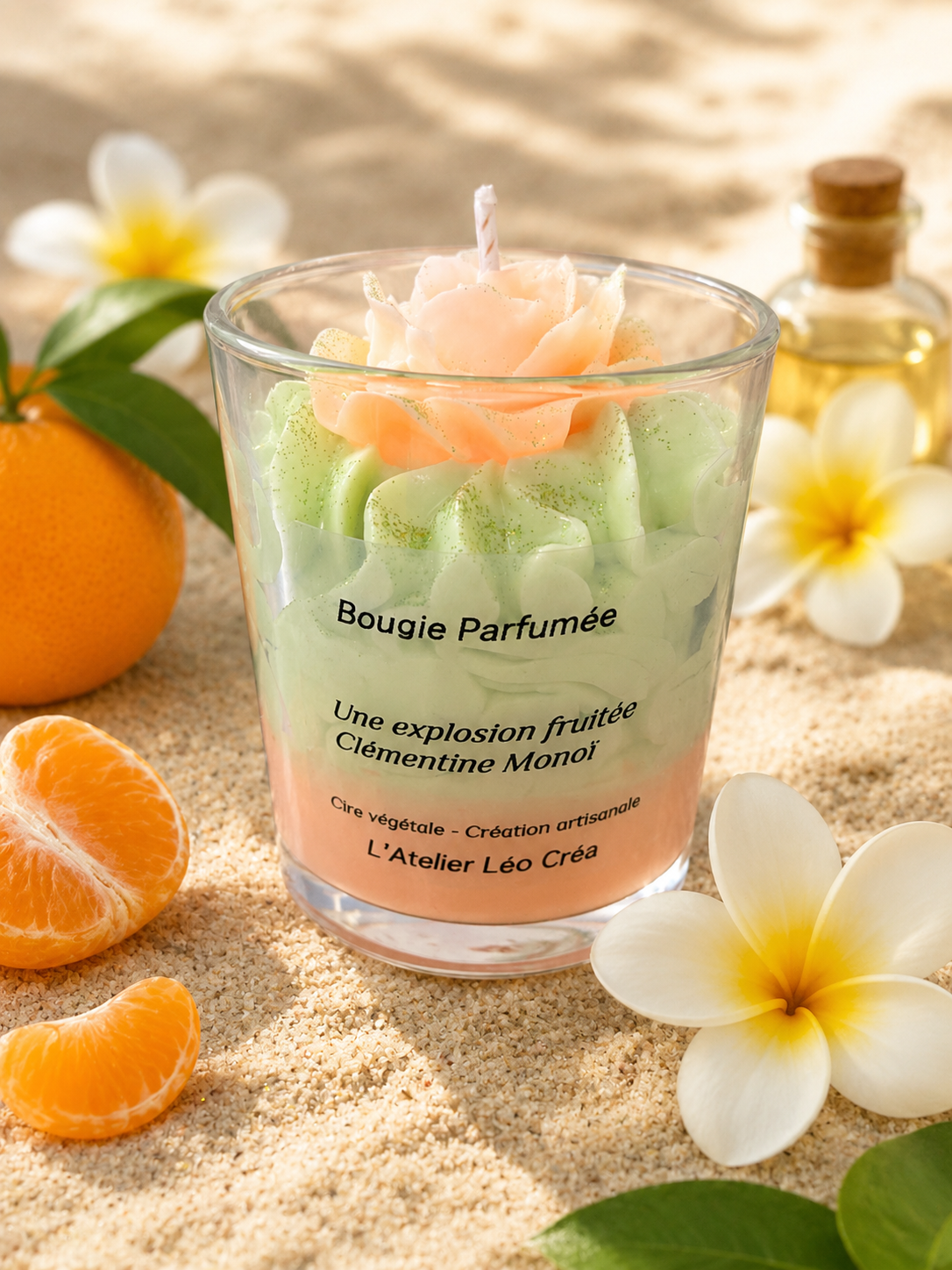 Clémentine Monoï 140g de cire