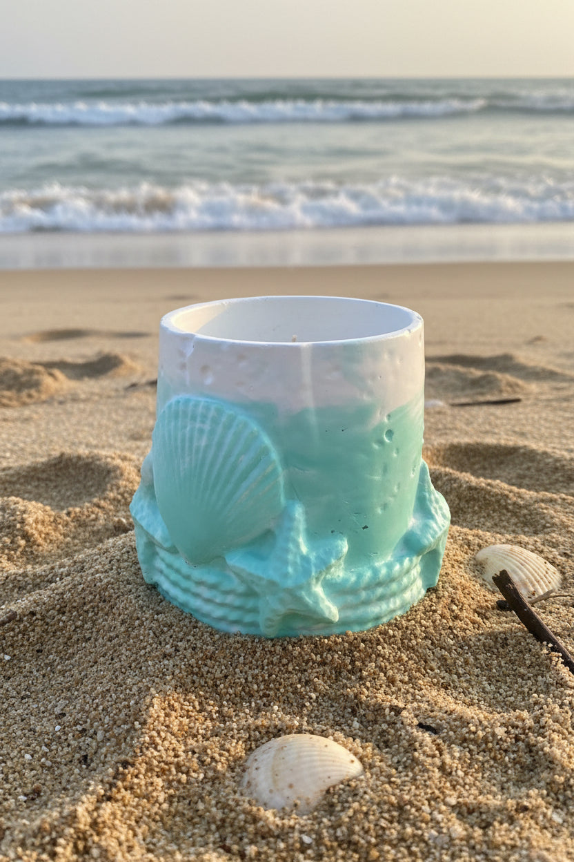 Pot en plâtre de moulage
