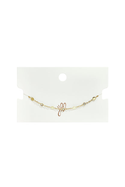 Bracelets à breloques en acier inoxydable, style cercle, collection Daily Simple, bijoux pour femmes