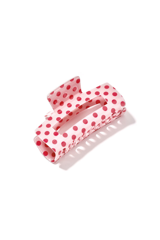 Pinces à cheveux à pois, accessoires du quotidien en PVC