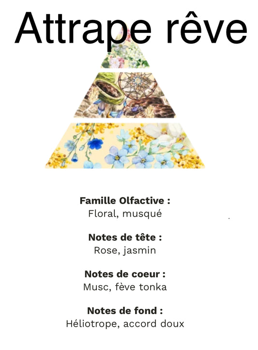 Attrape rêve +/-165g de cire