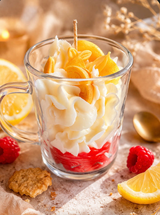 Parfum biscuit framboise citron 160g de cire