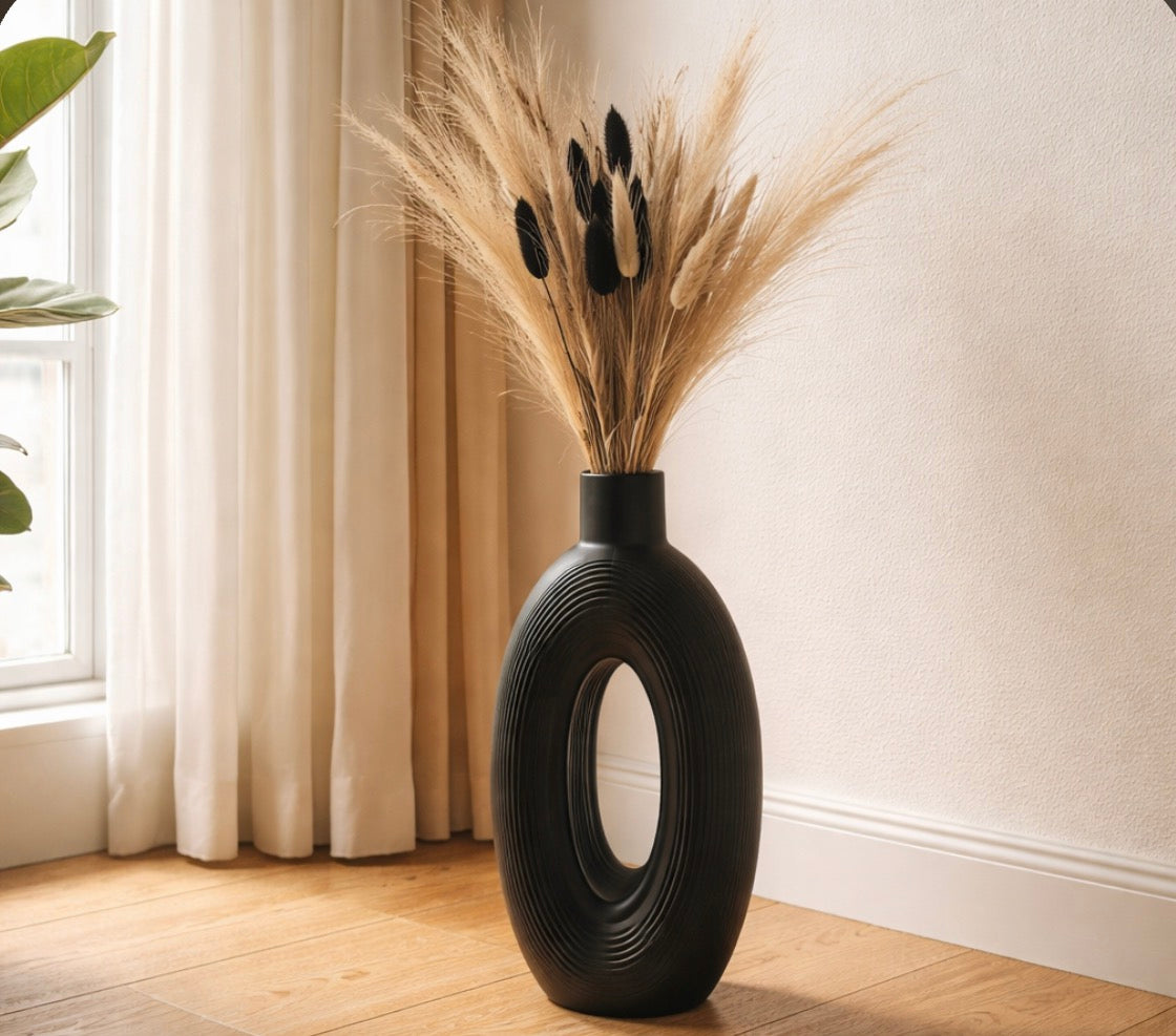 Vase en plâtre de moulage