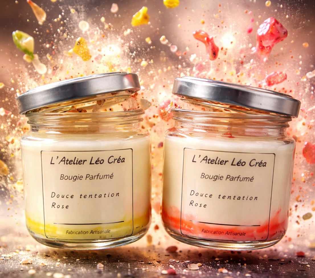 Douce tentation rose 145g de cire
