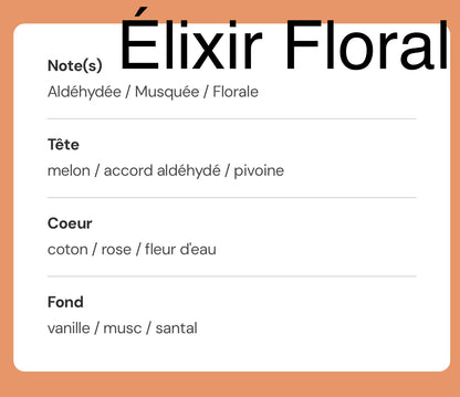 Élixir Floral 65g de cire