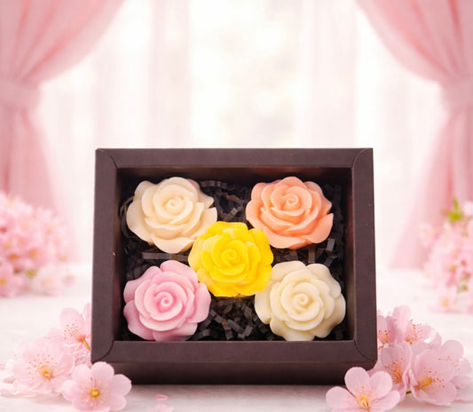 Coffret Floral 5 parfums 75g de cire