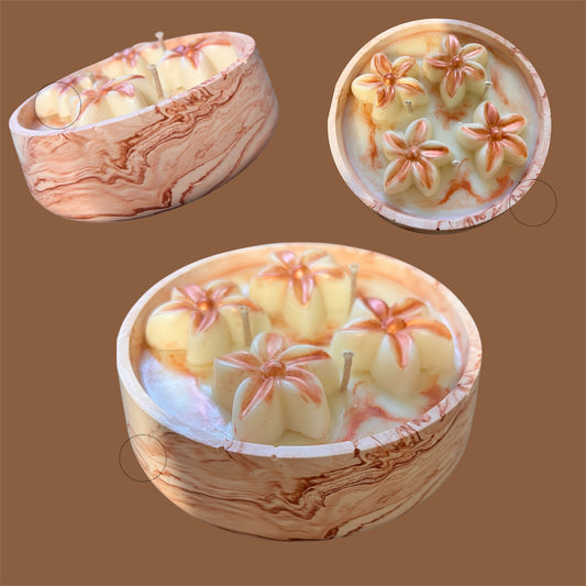 Parfum Ambre +/-230g de cire