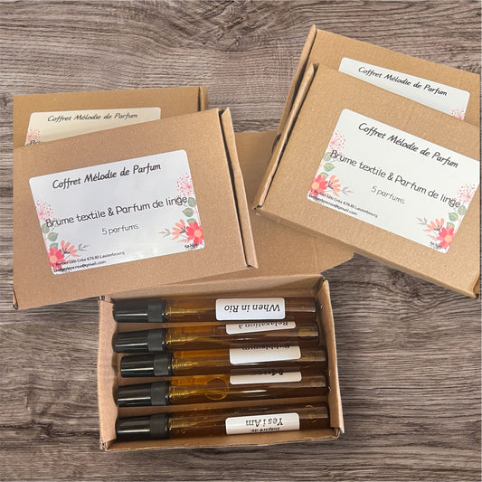 Coffret Mélodie de parfum 5x10ml