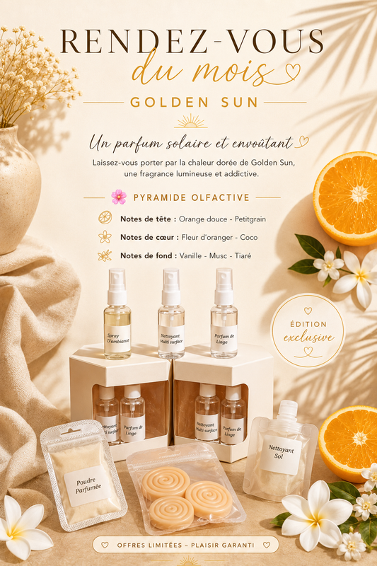 Rendez-vous mensuel 🗓️ 1 mois. 1 parfum. 1 émotion.
Laissez-vous surprendre... chaque mois ☀️