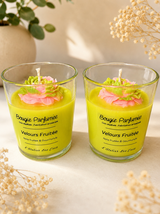 Velours fruitée 140g de cire