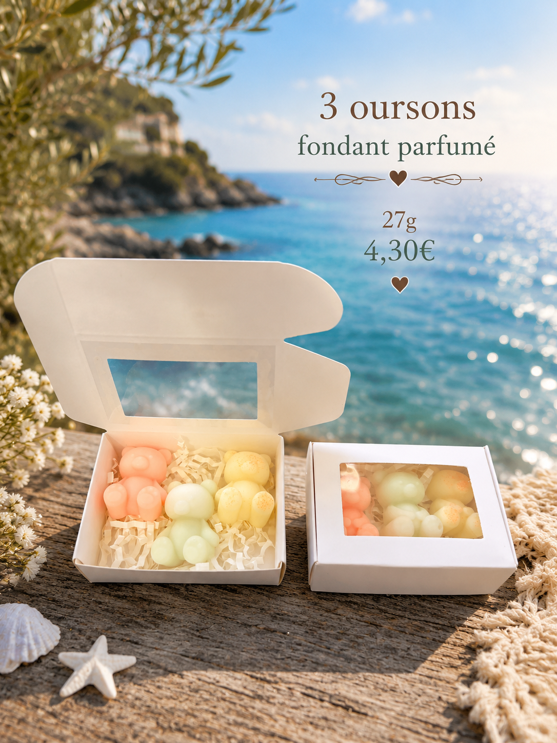 Ourson douceur lot de 3 27g