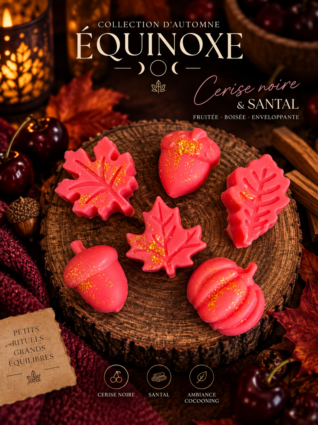 Fondant parfumé lot de 3 10g