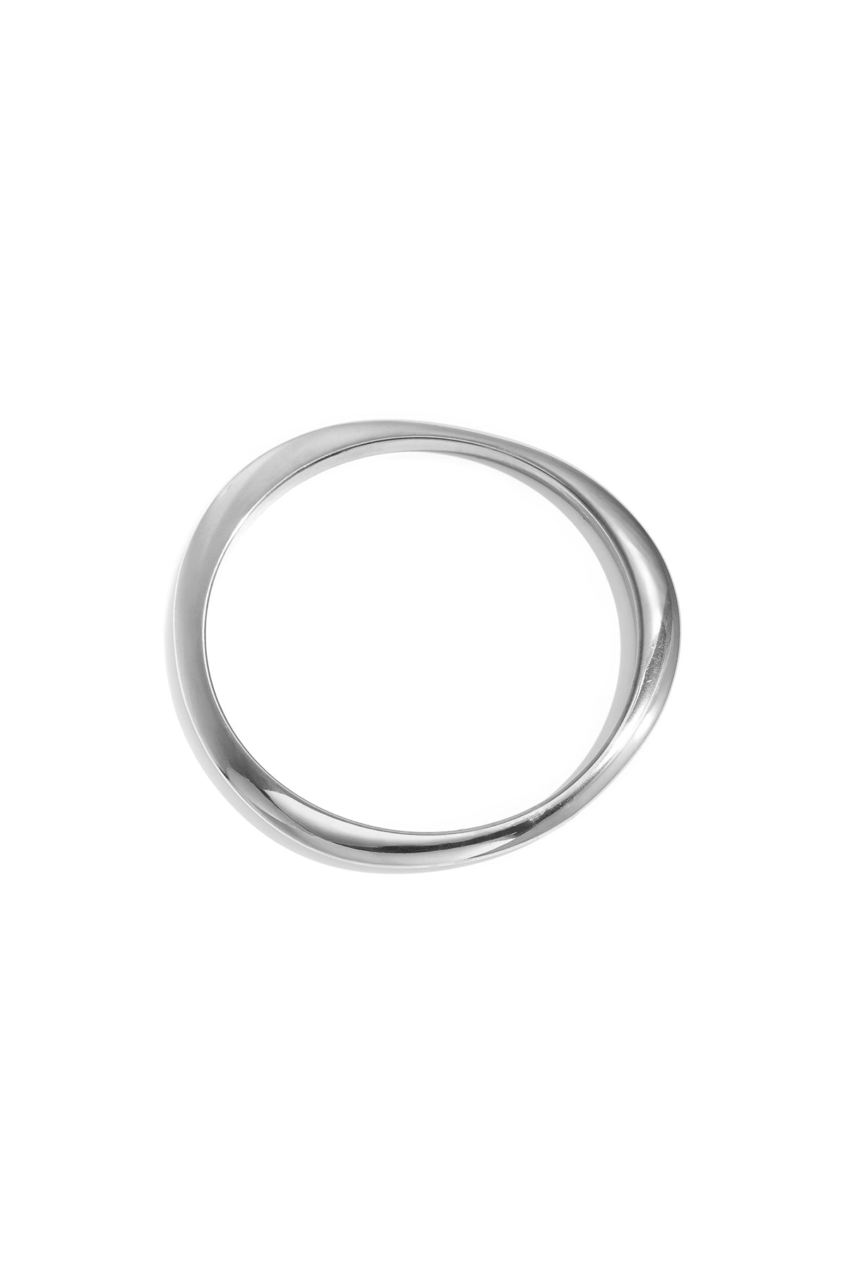 Bracelet jonc en acier inoxydable, style cercle, collection simple pour femmes, bijoux du quotidien