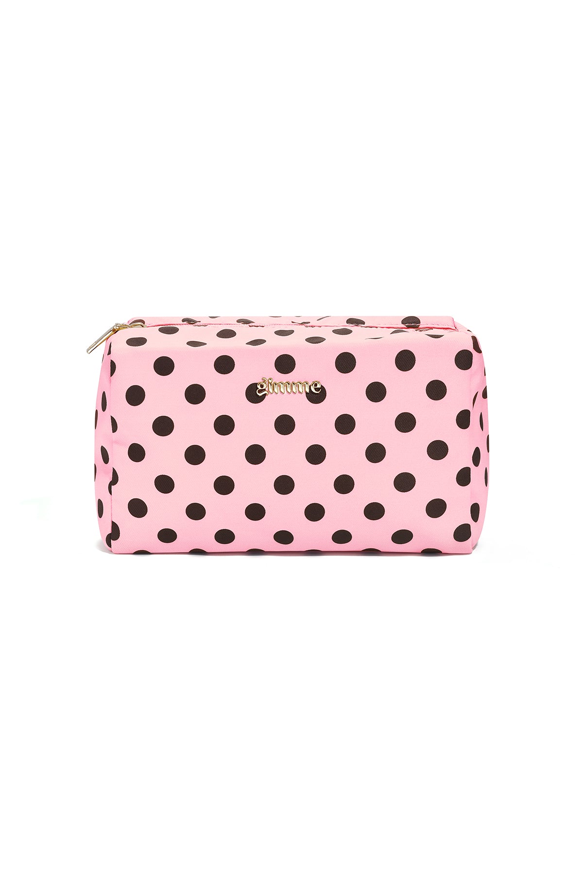 Trousses à maquillage à pois, simples, en polyester, accessoires du quotidien